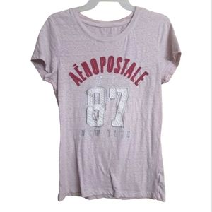 Aeropostale pink top size Large